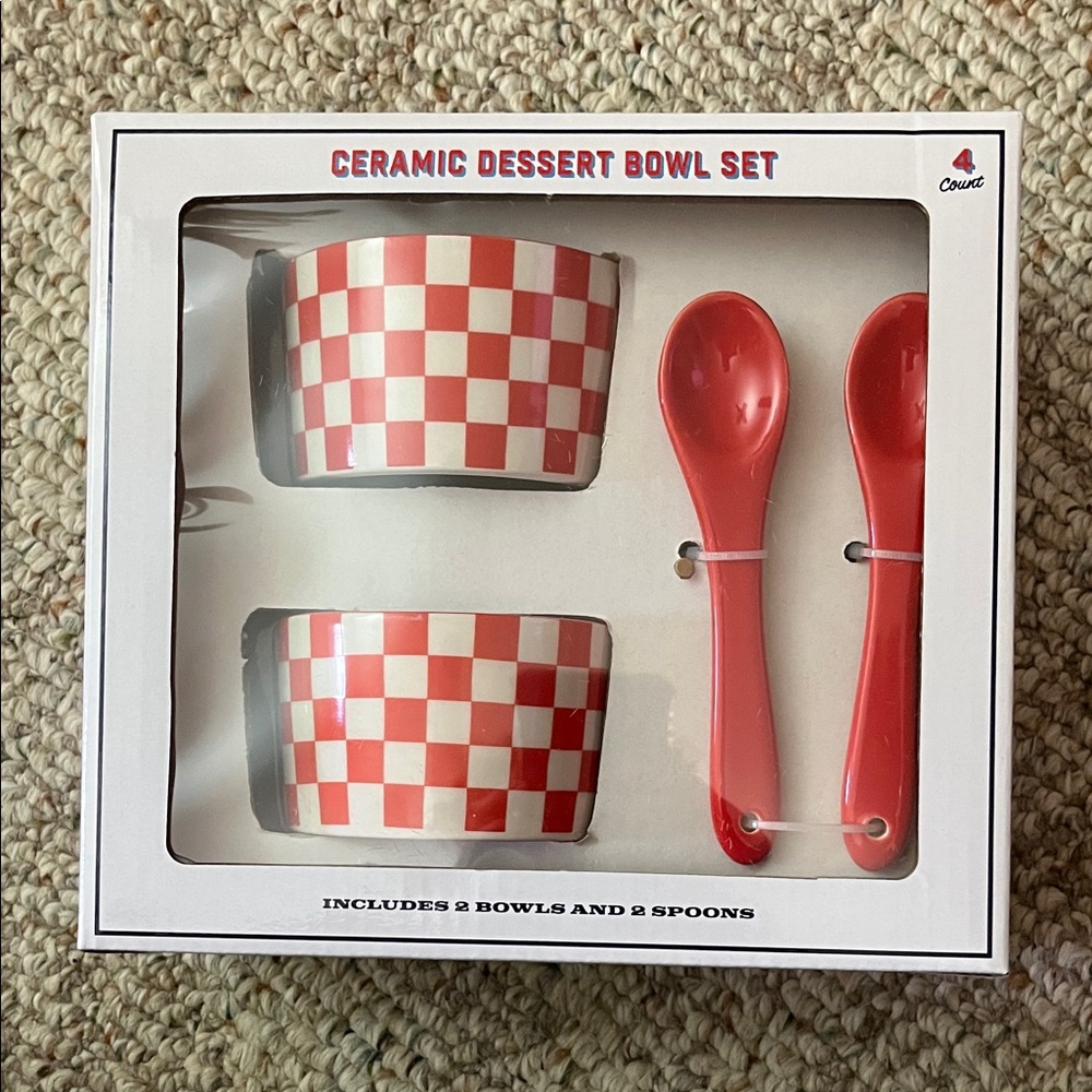 Ceramic Dessert Bowl Set